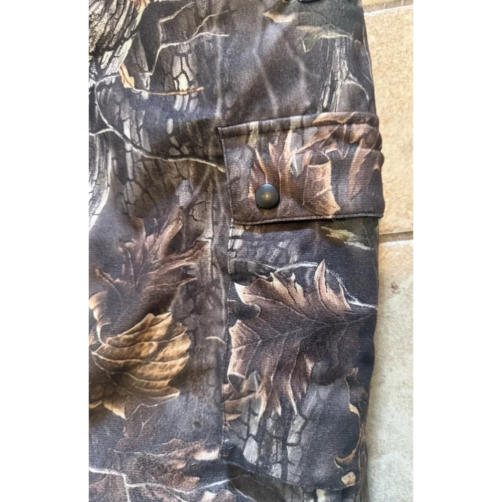 Bushmaster Pants Men's XXL Camo Insulated Mossy Oak Hunting, Waterproof